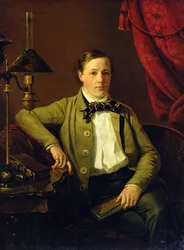 Portrait of Apollon Maykov, 1840